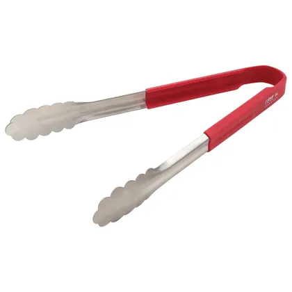 Pinzas en Silicona de 12″ Roja