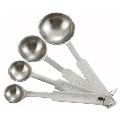 Set de Cucharas Medidoras en Acero Inoxidable