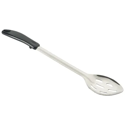Cuchara Ranurada con Mango Plastico de 15″