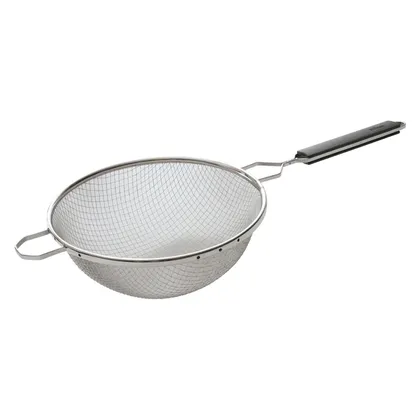 Colador Malla Fina 10″ Mango Plastico