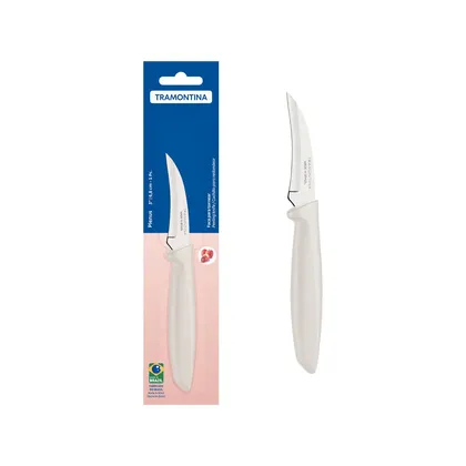 Cuchillo para Redondear Tramontina Plenus con Lámina en Acero Inoxidable y Mango de Polipr