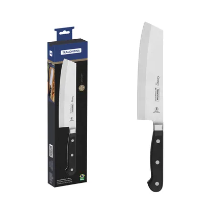 Cuchillo para Rebanar y Picar Tramontina Century con Lámina en Acero Inoxidable y Mango en