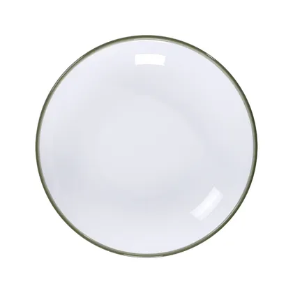 Plato hondo Tramontina Jeri Verde en Porcelana 25 cm
