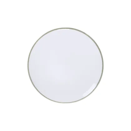 Plato de Postre Tramontina Jeri Verde en porcelana 23 cm
