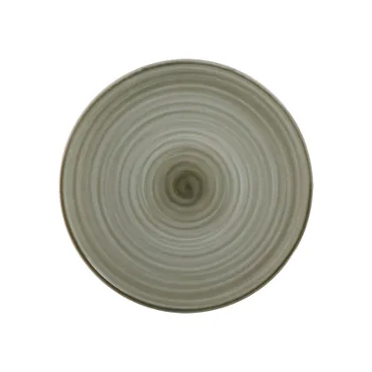 Plato Raso Tramontina Paraty Verde en Porcelana 25 cm