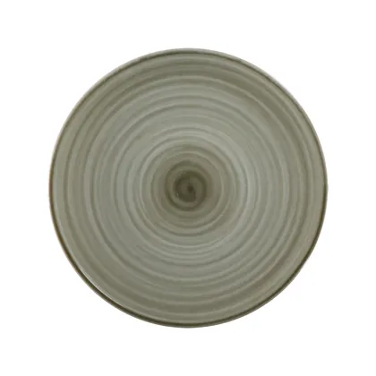 Plato Raso Tramontina Paraty Verde en Porcelana 27 cm