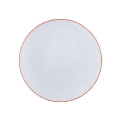 Plato Raso Tramontina Jeri Mocha en Porcelana 25 cm