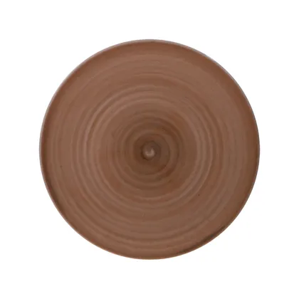 Plato Raso Tramontina Paraty Mocha en Porcelana 27 cm
