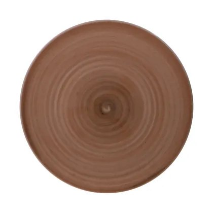 Plato Raso Tramontina Paraty Mocha en Porcelana 30 cm