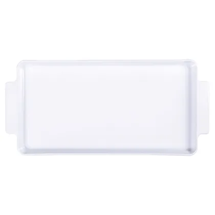 Bandeja Rectangular Tramontina Maria Augusta en Porcelana 36x19 cm