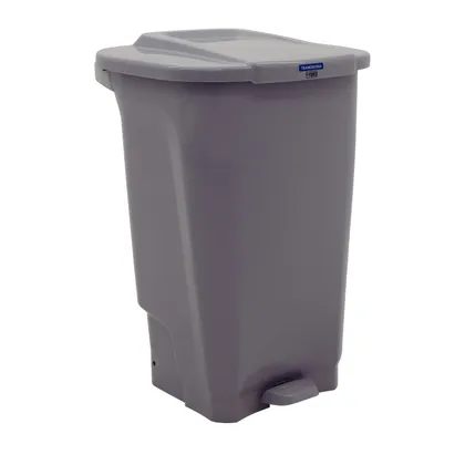 Basurero Tramontina T-Force en Polipropileno Gris 100 L