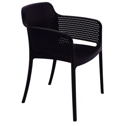 Silla Tramontina Summa Gabriela Eco en Polipropileno Océano +Clean Negro
