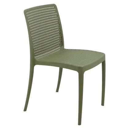 Silla Tramontina Summa Isabelle Eco en Polipropileno Océano +Clean Verde Oliva