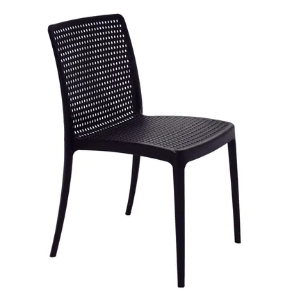 Silla Tramontina Summa Isabelle Eco en Polipropileno Océano + Clean Negro