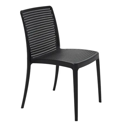 Silla Tramontina Summa Isabelle Eco en Polipropileno Océano + Clean Negro
