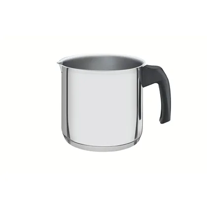 Hervidor Allegra de acero inoxidable con fondo triple y mango de baquelita de 14 cm y 2 l