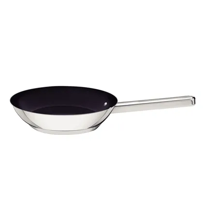 Sartén Ventura de acero inoxidable con revestimiento interno antiadherente de 24 cm y 2,1