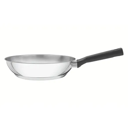 Sartén Tramontina Brava Baquelite de acero inoxidable fondo triple, mango de baquelita 24
