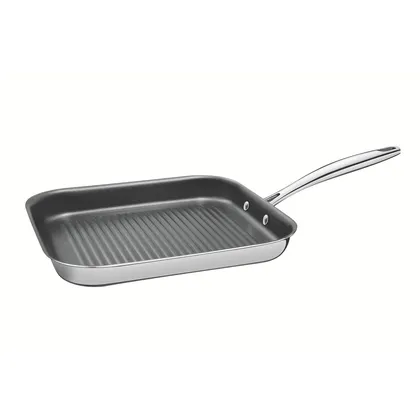 Plancha Grano de acero inoxidable con revestimiento interno antiadherente de 1,9 l Tramont