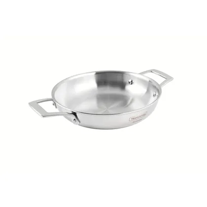 Sartén Pergamino Tramontina Grano en Acero Inoxidable con Cuerpo Triple 20 cm 1,2 L Sin Em