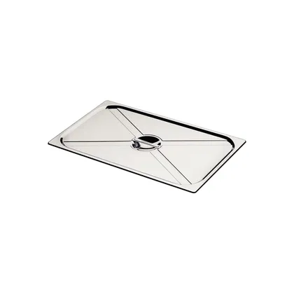 Tapa para cuba GN 1/1 de acero inoxidable sin recortes Tramontina
