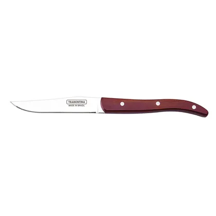 Cuchillo para Asado Tramontina con Lámina de Acero Inoxidable y Mango de Madera Polywood R