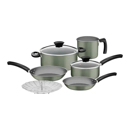 Batería de Cocina Tramontina Michigan en Aluminio con Revestimiento Interno y Externo Anti