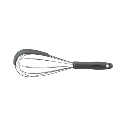 Batidor Manual Tramontina Moldê de Acero Inoxidable y Mango de Silicona
