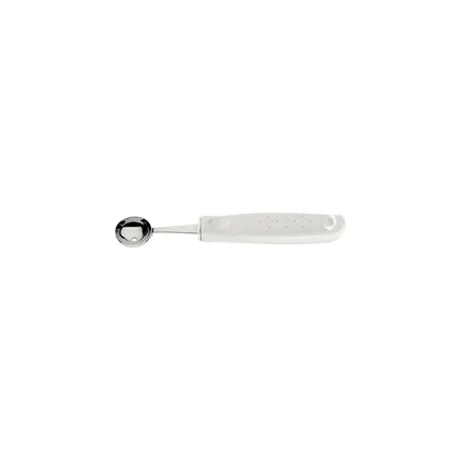 Boleador Tramontina Utilità en Acero Inoxidable con Mango de Polipropileno Blanco 2,9 cm