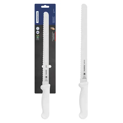 Cuchillo para Fiambres Tramontina Profissional Master con Lámina de Acero Inoxidable y Man