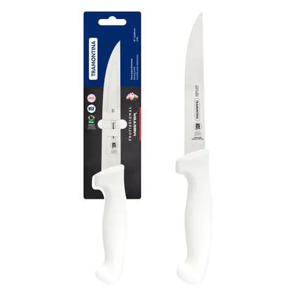 Cuchillo para Deshuesar Tramontina Profissional Master con Lámina de Acero Inoxidable y Ma