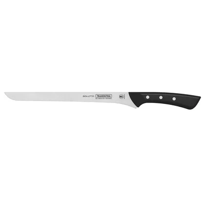 Cuchillo Jamonero Tramontina Solutta con Lámina en Acero Inoxidable y Mango en Policarbona