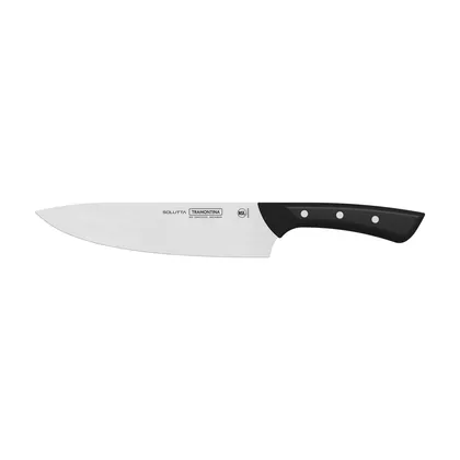 Cuchillo Chef Tramontina Solutta con Lámina en Acero Inoxidable y Mango en Policarbonato y