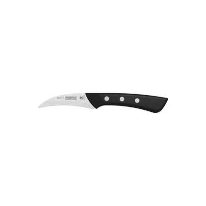 Cuchillo para Redondear Tramontina Solutta con Lámina en Acero Inoxidable y Mango en Polic