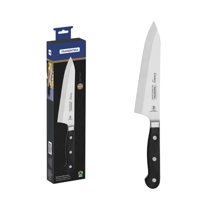 Cuchillo para Rebanar y Picar Tramontina Century con Lámina en Acero Inoxidable y Mango de
