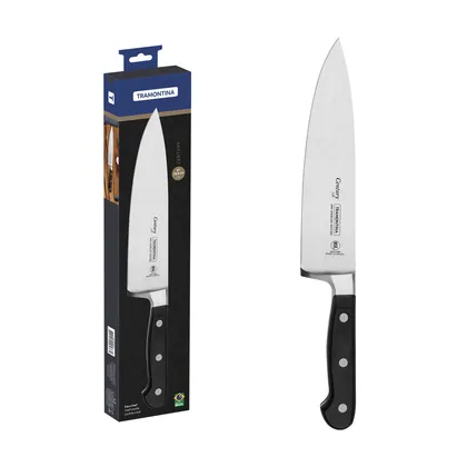 Cuchillo Chef Tramontina Century con Lámina en Acero Inoxidable y Mango en Policarbonato y