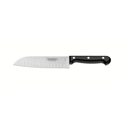 Cuchillo Santoku Tramontina Ultracorte con lámina de acero inoxidable y mango de polipropi