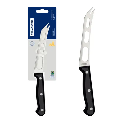 Cuchillo para Queso Tramontina Ultracorte con Lámina en Acero Inoxidable y Mango de Polipr