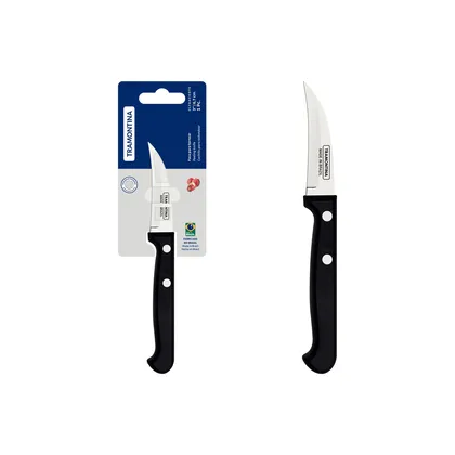 Cuchillo para Tornear Tramontina Ultracorte con Lámina de Acero Inoxidable y Mango de Poli