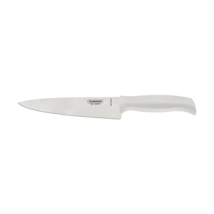 Cuchillo Chef Tramontina Profit con Lámina de Acero Inoxidable y Mango de Polipropileno Bl