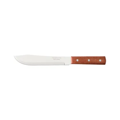 Cuchillo para Cocina Tramontina Dynamic con Lámina de Acero Inoxidable y Mango de Madera N