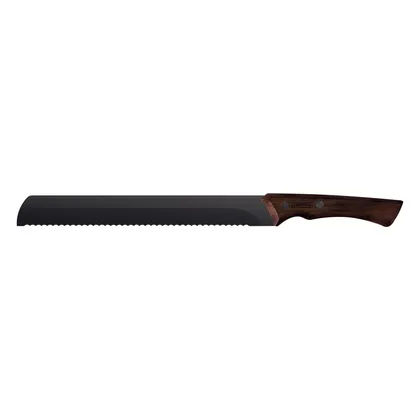 Cuchillo Dentado Tramontina Churrasco Black con Lámina de Acero Inoxidable Oscurecido y Ma