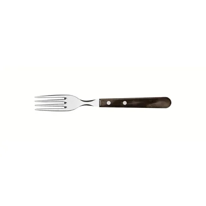 Tenedor Jumbo Tramontina Churrasco con Lámina de Acero Inoxidable y Mango de Madera Tratad