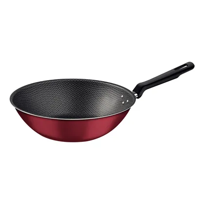 Wok Tramontina Loreto en Aluminio con Revestimiento Interno y Externo Antiadherente Starfl