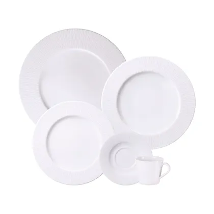 Vajilla Tramontina Santorini en Porcelana Decorada 20 Piezas
