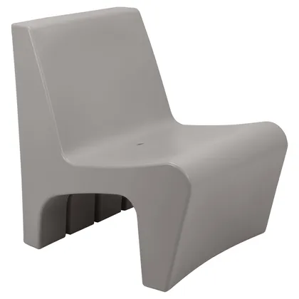 Sillón Tramontina Berta en Polietileno Concreto