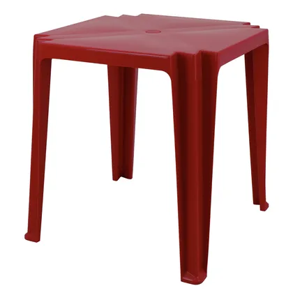 Mesa Tramontina Tambaú en Polipropileno Rojo