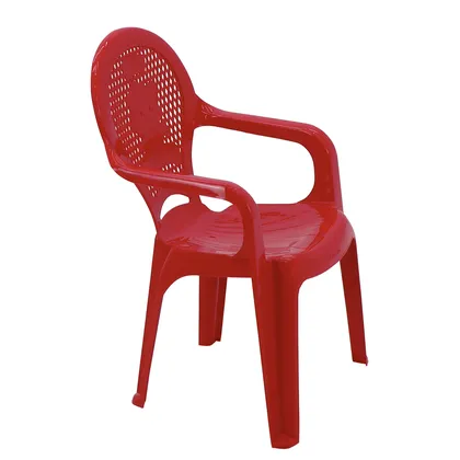 Silla Infantil Tramontina Catty en Polipropileno Estampado Rojo