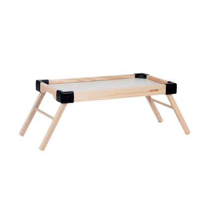 Bandeja Tramontina Small con Patas Plegables Estructura en Madera Maciza y Cantoneras en P