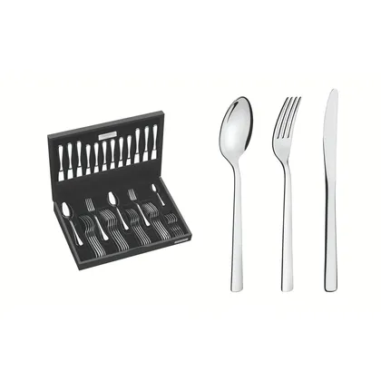 Juego de cubiertos de 42 piezas Tramontina Oslo de acero inoxidable con cuchillos de mesa